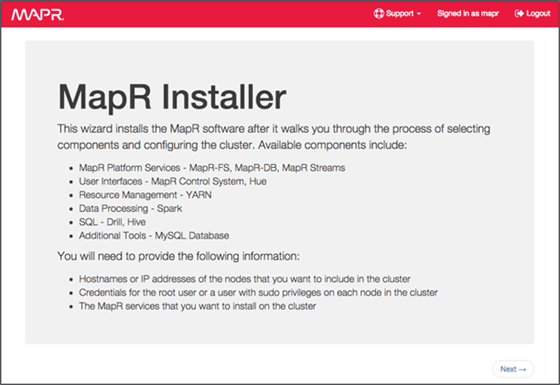 MapR Installer