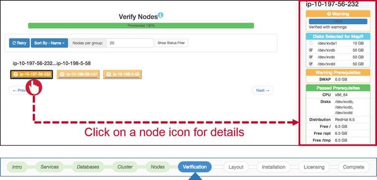 Node Verification Problems