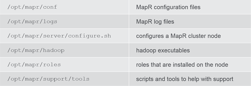 MapR local files